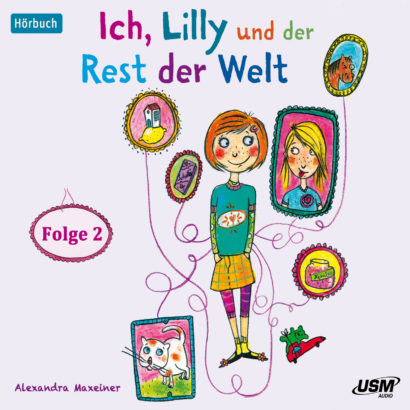 Cover Ich, Lilly und der Rest der Welt Folge 2 - Hörbuch Kinder von Alexandra Maxeiner