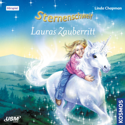 Sternenschweif 4 Cover „Sternenschweif Folge 4 Lauras Zauberritt“ – Hörspiel für Kinder und Einhorn-Fans