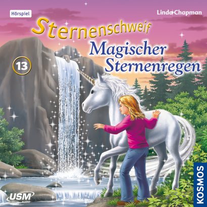 Sternenschweif Folge 13 Magischer Sternenregen – Hörspiel für Kinder Cover „Sternenschweif Folge 13 Magischer Sternenregen“ – Hörspiel für Kinder und Einhorn-Fans