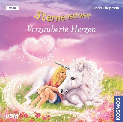 Cover „Sternenschweif Folge 41 Verzauberte Herzen“ – Hörspiel für Kinder und Einhorn-Fans