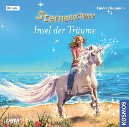 Cover „Sternenschweif Folge 49 Insel der Träume“ – Hörspiel für Kinder und Einhorn-Fans