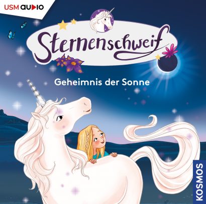 Cover „Sternenschweif Folge 57 Geheimnis der Sonne“ – Hörspiel für Kinder und Einhorn-Fans