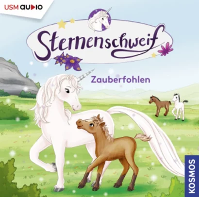 Cover „Sternenschweif Folge 60 Zauberfohlen“ – Hörspiel für Kinder und Einhorn-Fans