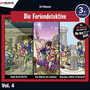 Cover Die Feriendetektive Hörbox Vol. 1 Hörspiel von Ulf Blanck