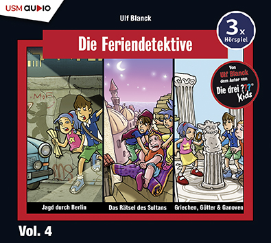 Cover Die Feriendetektive Hörbox Vol. 1 Hörspiel von Ulf Blanck