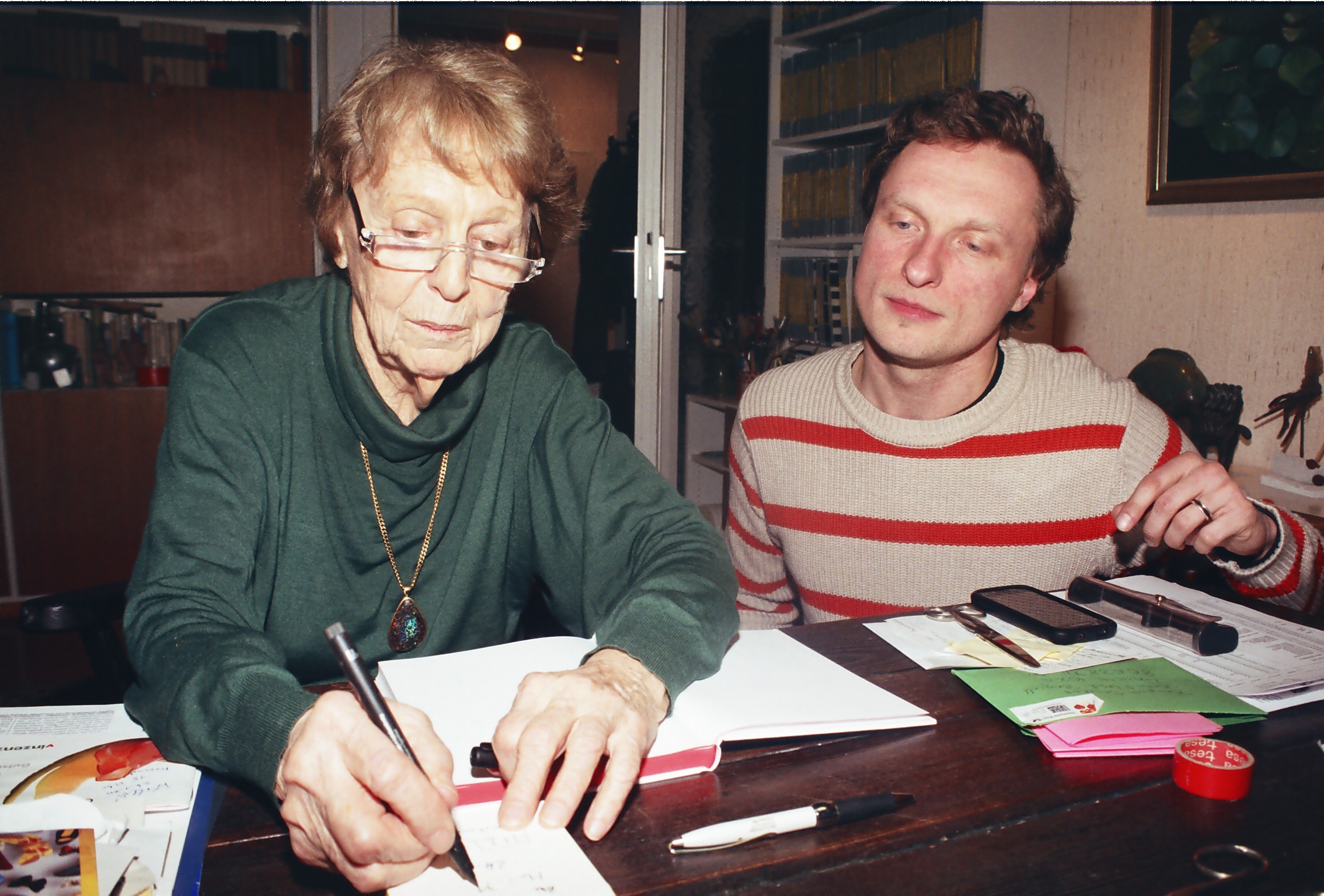 Autorinnenfoto Ellis Kaut mit Stefan Kaminski