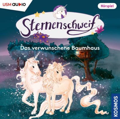 Sternenschweif Folge 63 Das verwunschene Baumhaus – Hörspiel für Kinder Cover „Sternenschweif Folge 63 Das verwunsche Baumhaus“ – Hörspiel für Kinder und Einhorn-Fans