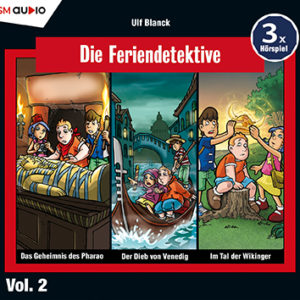 Cover Die Feriendetektive Hörbox Vol. 2 - Hörspiel von Ulf Blanck