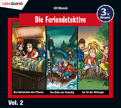 Cover Die Feriendetektive Hörbox Vol. 2 - Hörspiel von Ulf Blanck
