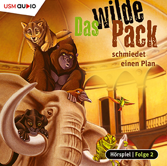 Cover Das wilde Pack schmiedet einen Plan Folge 2 Kinder Hörspiel