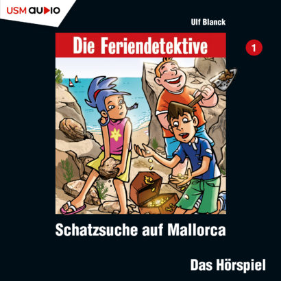 Cover Die Feriendetektive Schatzsuche auf Mallorca - Hörspiel Kinder von Ulf Blanck