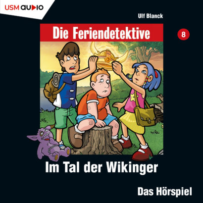 Die Feriendetektive Im Tal der Wikinger - Hörspiel Kinder von Ulf Blanck Cover Die Feriendetektive Im Tal der Wikinger - Hörspiel Kinder von Ulf Blanck