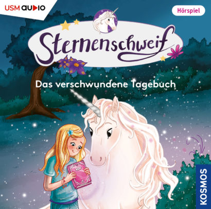 Cover „Sternenschweif Folge 65 Das verschwundene Tagebuch“ – Hörspiel für Kinder und Einhorn-Fans
