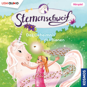 Cover „Sternenschweif Folge 66 Das Geheimnis der Bienen“ – Hörspiel für Kinder und Einhorn-Fans