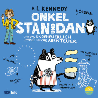 Cover Onkel Stan und Dan und das ungeheuerlich ungewöhnliche Abenteuer von A. L. Kennedy