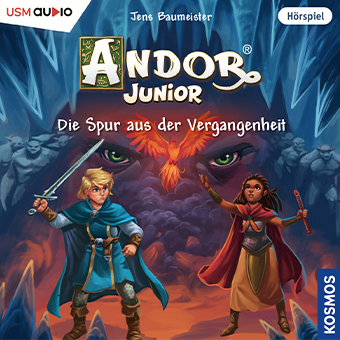 Cover Andor Junior - Die Spur aus der Vergangenheit - Folge 4 der Kinderhörspielreihe von Jens Baumeister