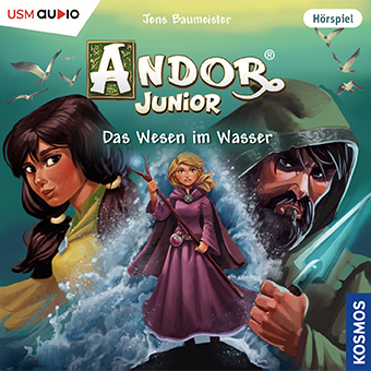 Cover Andor Junior - Das Wesen im Wasser - Folge 5 der Kinderhörspielreihe von Jens Baumeister