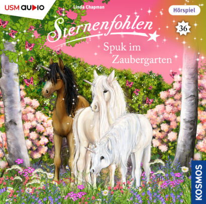Cover Sternenfohlen 36 Spuk im Zaubergarten - Hörspiel von Linda Champan