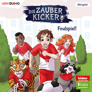 Cover Die Zauberkicker: Foulspiel - Folge 4 der Kicker Kids Kinderhörspielreihe