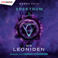 Cover Spektrum-Reihe Hörbuch Folge 1 „Die Leoniden“: Ein Jugend-Fantasy und -Sci-Fi-Hörbuch Cover Spektrum-Reihe Hörbuch Folge 1 "Die Leoniden"