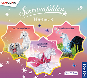 Cover Sternenfohlen Hörbox 8 - Drei Hörspiele von Linda Champan Cover Sternenfohlen Hörbox 7 - Drei Hörspiele von Linda Champan